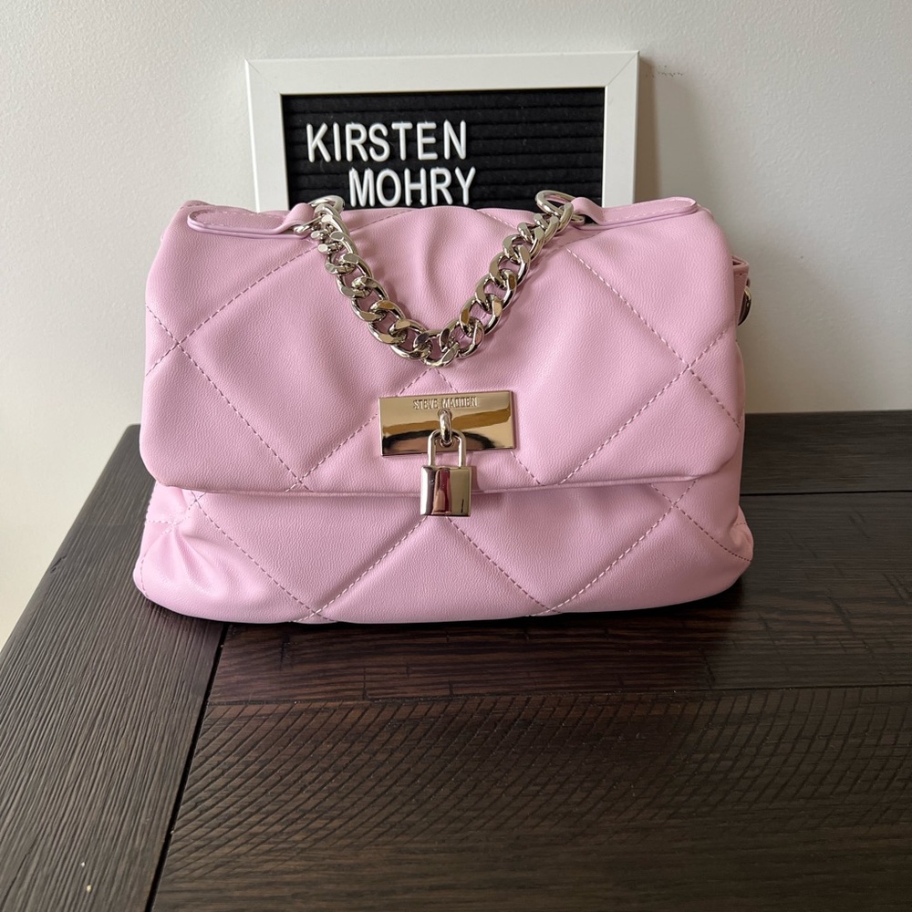 Pink Steve Madden purse